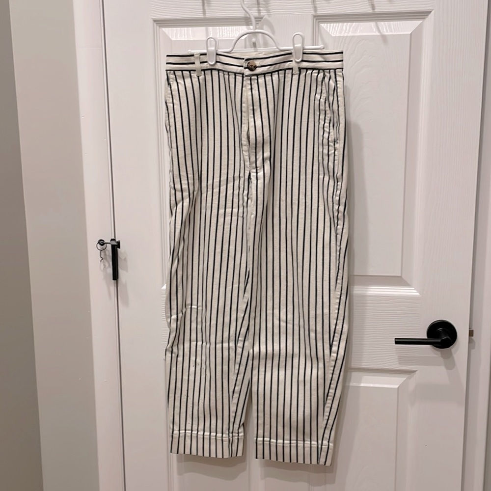 Striped Cotton Pants